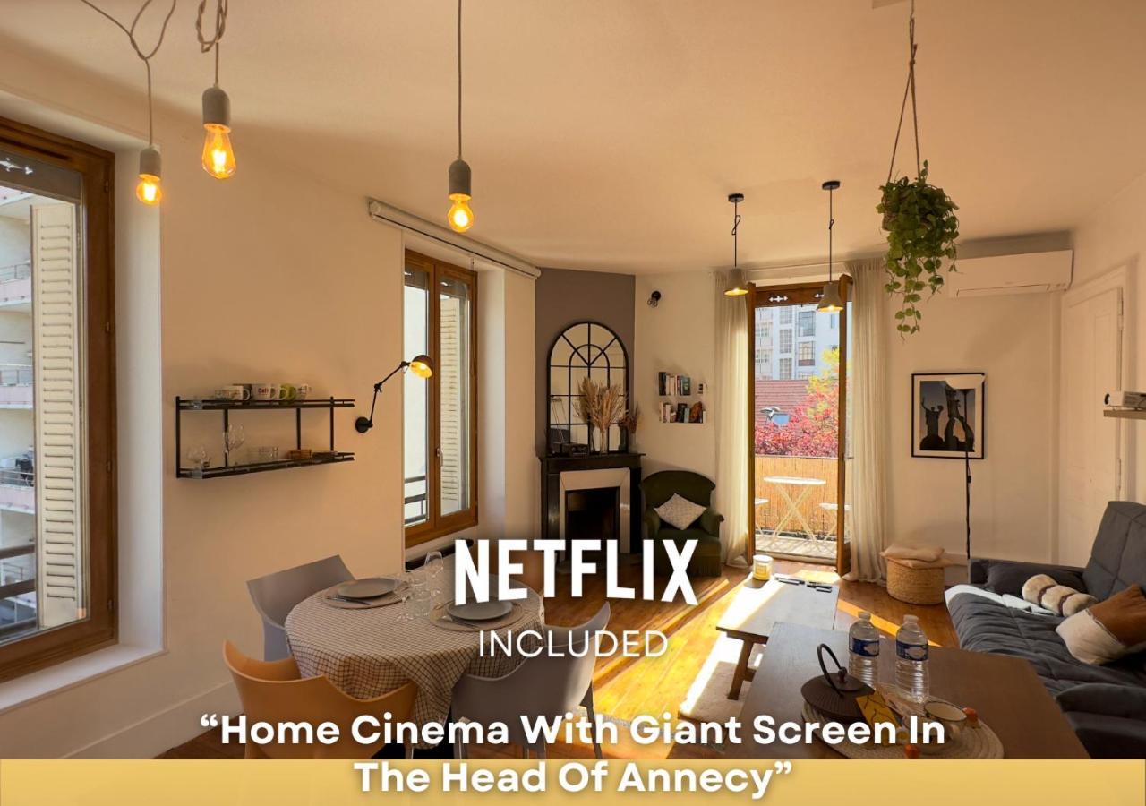 Duplex Loft - Central & Home Cinema Annecy Exterior foto